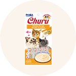 A pack of Inaba Churu cat treats.